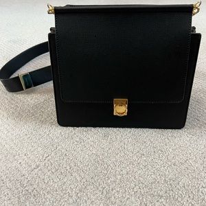 Polene numero sept EDITION - BLACK TEXTURED LEATHER